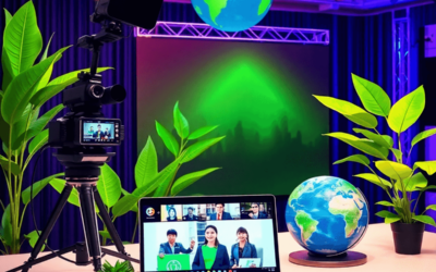 Duurzaamheid in livestreaming: Hoe digitale evenementen de ecologische voetafdruk verkleinen